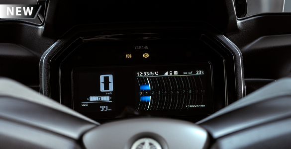 Full LCD Speedometer with TFT Infotainment Display