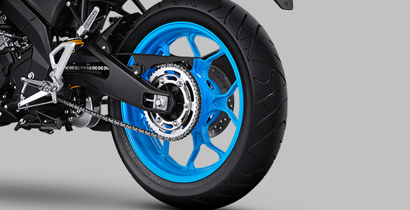 Aluminium Rear Arm with Tubeless Wide Tire