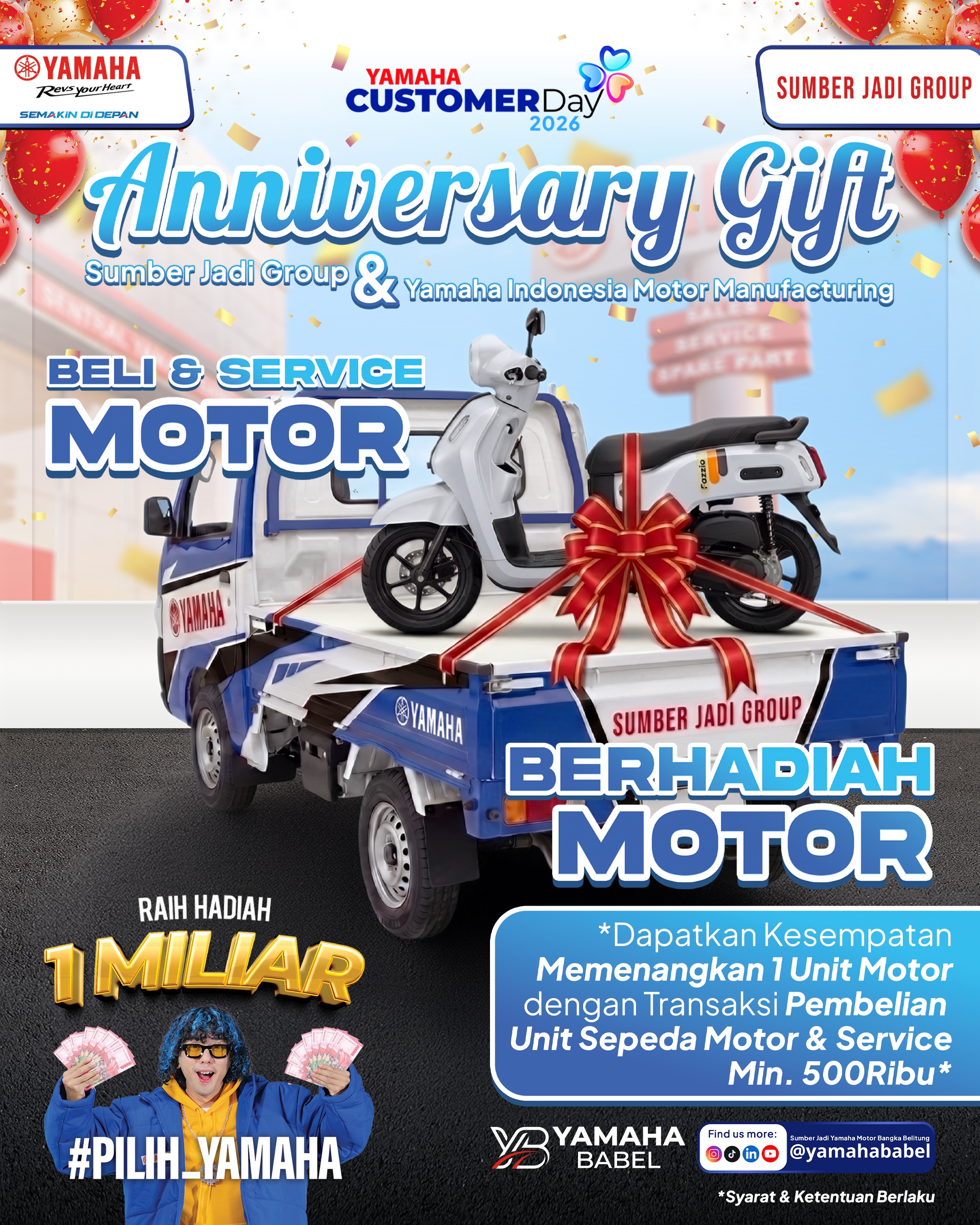 Spesial momen Yamaha Customer Day 2026